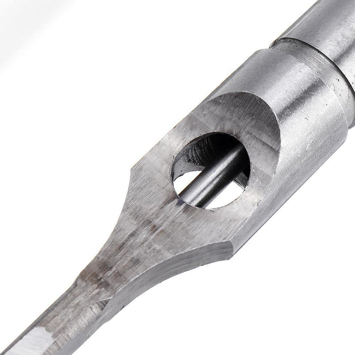 Drillpro 6.35/7.94/9.5/12.7mm Woodworking Square Hole Drill Bit Mortising Chisel 1/4 to 1/2 Inch