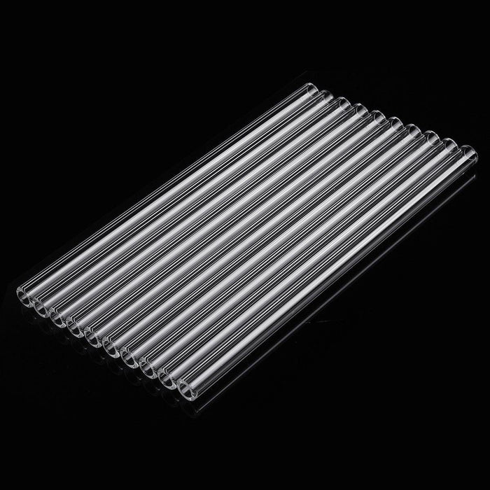 10Pcs Thick Wall Borosilicate Glass Blowing Tube 150mm x 7mm x 1.5mm