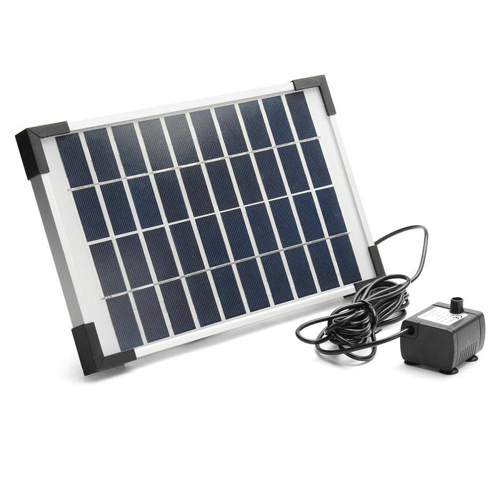 5W Solar Powered Panel Water Pump Fountain Garden Pool Pond Submersible Watering