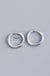 Stainless Steel Minimalist Huggie Hoop Earrings - Okeihouse