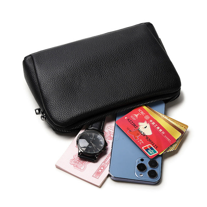 Fingerprint Lock Men's Clutch