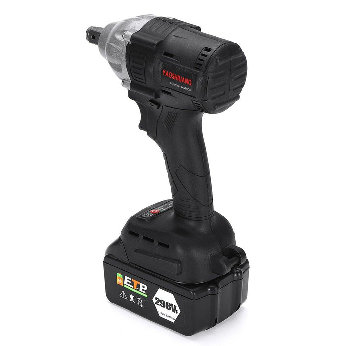 298VF 630NM Brushless Cordless Electric Impact Wrench Power 22800mAh Large Capacity Battery Built-in LED Light