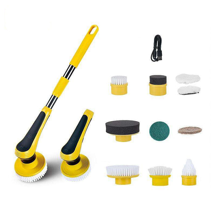 Cleaning Brush Bathroom Floor Electric Cleaning Brush Wireless Adjustable Brush