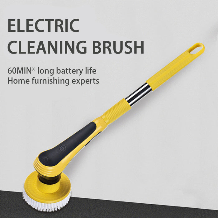 Cleaning Brush Bathroom Floor Electric Cleaning Brush Wireless Adjustable Brush