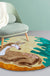 Feblilac Dear Round Area Rug, Cute Animal Mat for Bedroom Bathroom