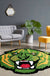 Feblilac Tiger Head Tufted Mat for Bathroom Bedroom Living Room