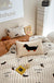 Cartoon Puppy Striped Four-piece Cotton Bedding Set