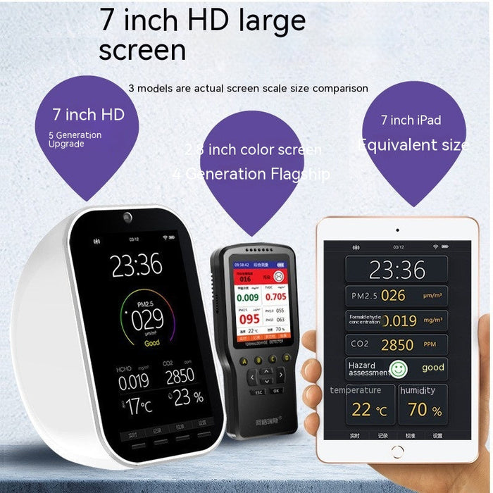 Formaldehyde Detector Household PM25 Indoor Professional Air Quality Monitoring