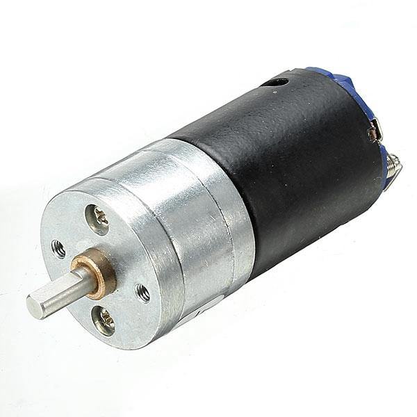 GM25-370 Motor DC 6.0/12.0V Black Brushed Motor 4mm Shaft Diameter Motor