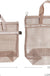 Mesh Travel Shower Caddy Tote Bag for Gym, Swim, Dorms, Bathrooms | 10"X10"X 2.5" | Brown