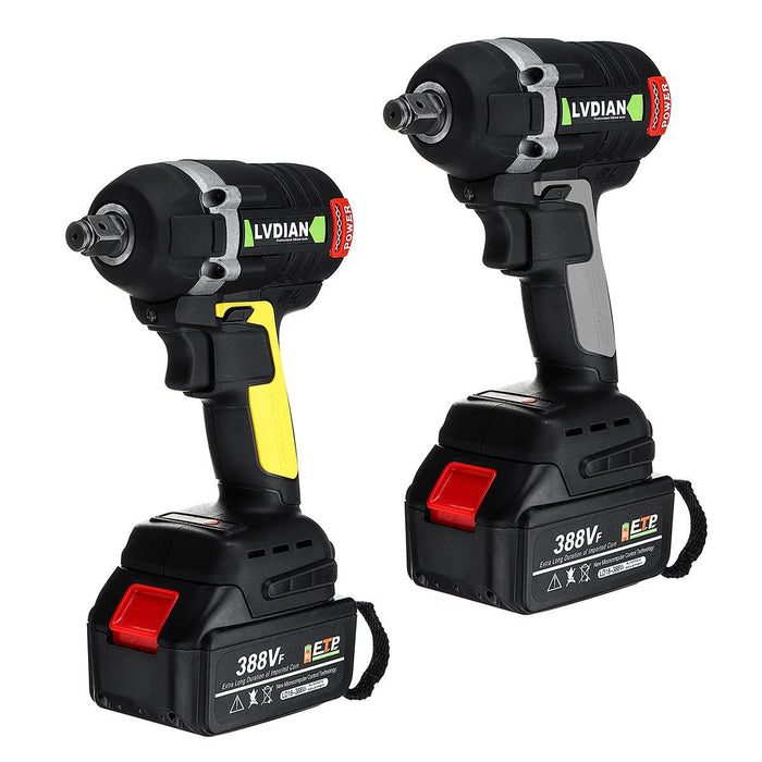 630N.m Brushless Cordless Electric Wrench 2x 19800mAh Li-Ion Battery