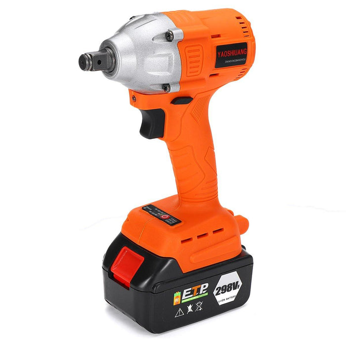 298VF 630NM Brushless Cordless Electric Impact Wrench Power 22800mAh Large Capacity Battery Built-in LED Light