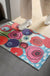 Colorful Flower Garden PVC coil Door Mat @Joy's design