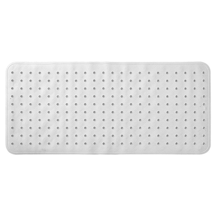 Feblilac TPE Black/Blue/Grey/White Checkboard Stereoscopic Vision Suction Cups Tub Rug, Anti Slip Bathtub Mats