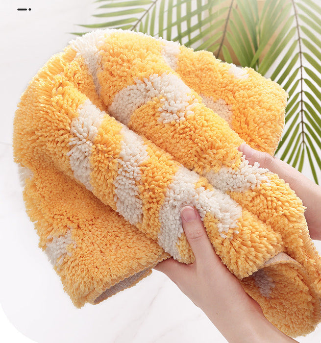 Feblilac Yellow Lemon Bath Mat 18"x30" or 46x76cm