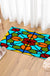 Feblilac Baroco Style Glasses Geometric Tufted Bath Mat