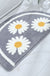 Feblilac Semicircle Daisy Tufted Bath Mat