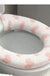 Feblilac Cute Heart/Solid/Stripe Toilet Seat Cover