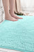 Feblilac Solid Large Particles Plush Chenille Bath Mat