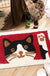 Feblilac Waving Cat Red Ground Bath Mat