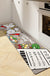 Feblilac Cute Happy Recipe PVC Leather Kitchen Mat