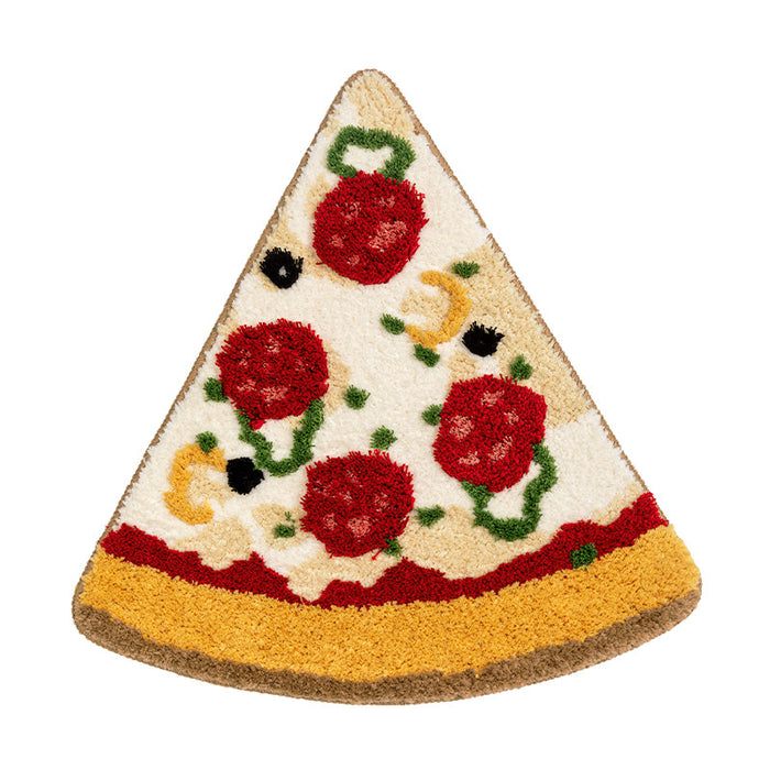 Feblilac Cute Fun Pizza Rug Bath Mat