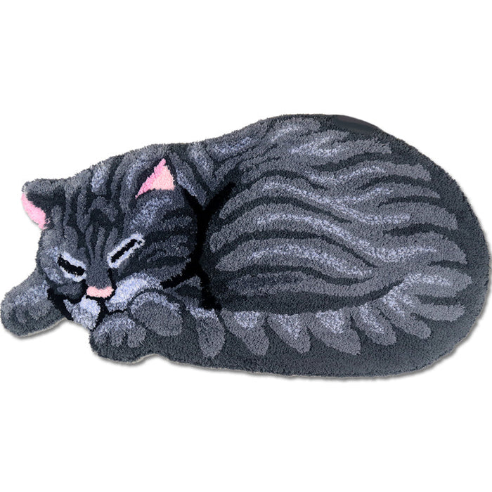 Feblilac Cute Cat Tufted Bath Mat