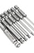 Broppe 7pcs 2/2.5/3/4/5/6/8mm 65mm Magnetic Ball Screwdriver Bits 1/4 Inch Hex Shank Screwdriver Bit