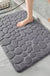 Memory Foam Bath Rug, Simple Stone-Shape Bathroom Mat