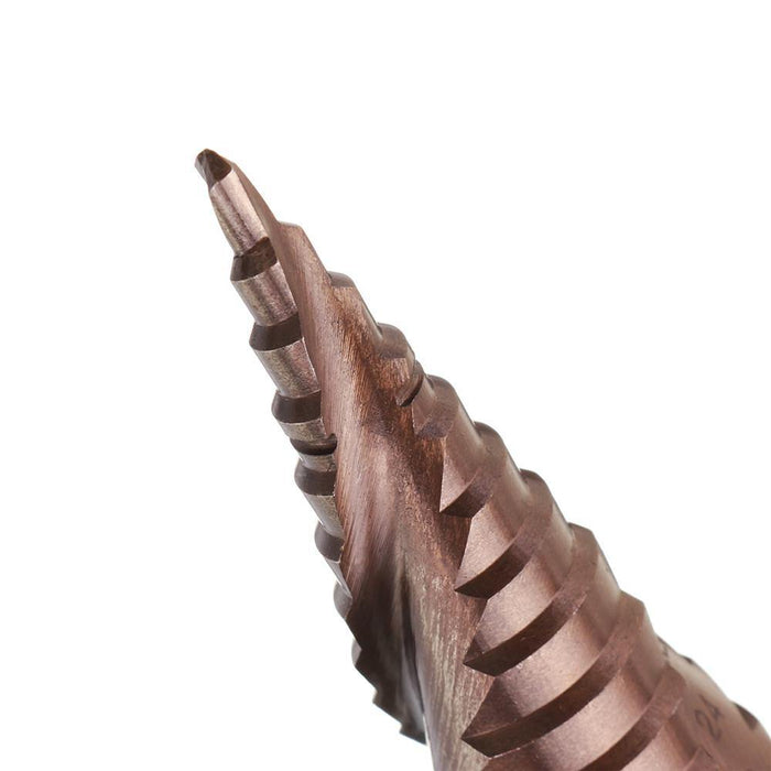 Drillpro 3-12/4-20/4-32mm M35 Cobalt Step Drill Bit 1/4 Inch Hex Shank HSS-Co Step Drill Bit