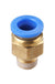 Machifit Pneumatic Connector Quick Joint PC Straight Male Thread Pipe Fittings 8-01/02/03/04