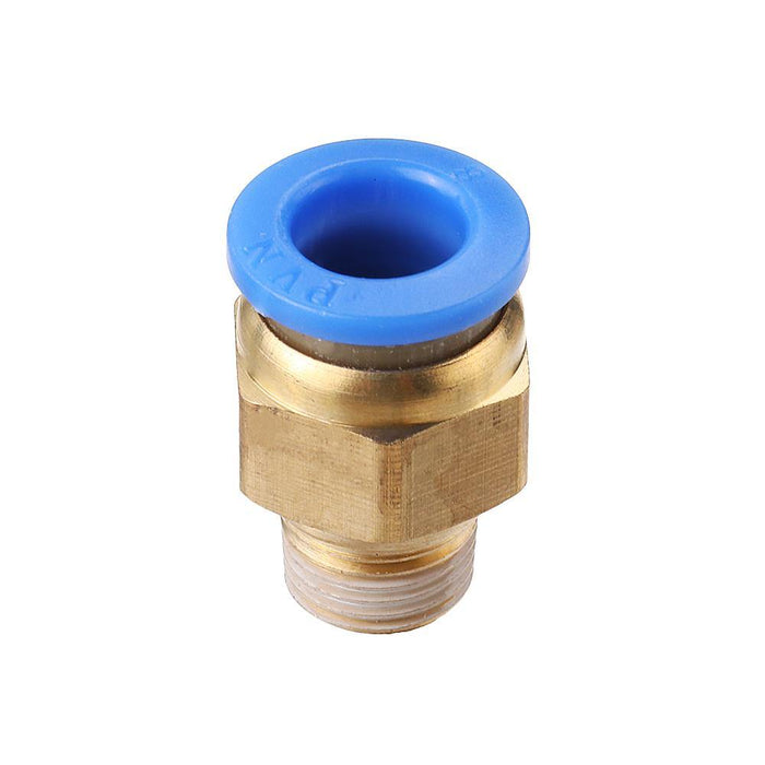 Machifit Pneumatic Connector Quick Joint PC Straight Male Thread Pipe Fittings 8-01/02/03/04