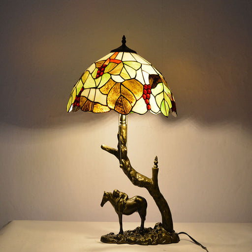 European Vintage Tiffany Table Lamp