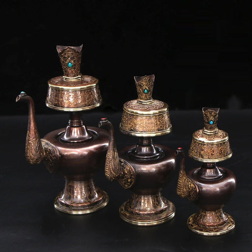 Gilding Supplies Benpakistan Pot Nibo Copper Carved Water Filter Bottle