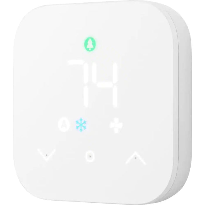 Smart Thermostat, Programmable Wi-Fi Thermostat Works with Alexa White