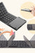 Folding Mini Keyboard Tablet Phone Computer Wireless Foldable Bluetooth Keyboard Multi-Function Button