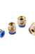 Machifit Pneumatic Connector Quick Joint PC Straight Male Thread Pipe Fittings 8-01/02/03/04