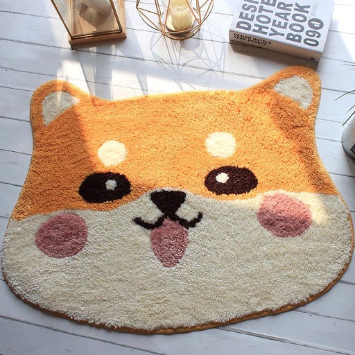 Cartoon Akita Dog Mat