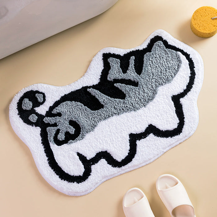 Cartoon Pussy Ass Bath Mat