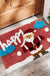 Feblilac Christmas Santa Claus Tufted Bath Mat