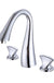 French Retro Three-hole Faucet Bathroom