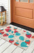 Feblilac Strawberries and Cream PVC Coil Door Mat by AmeliaRose Illustrations from UK