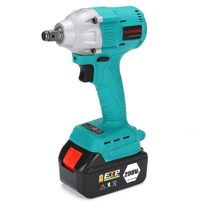 298VF 630NM Brushless Cordless Electric Impact Wrench Power 22800mAh Large Capacity Battery Built-in LED Light