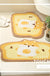 Cute Shiba Inu Toast Bath Mat, Soft Bathroom Rug