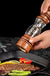 Wooden Salt And Pepper Grinder Set - Wood And Acrylic Mills Adjustable Coarseness