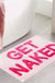 Pink Get Naked Bath Mat