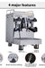 Full Semi-automatic Espresso Machine For Home And Business Use