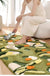 Feblilac  Green Little Fresh Handmade Tufted Acrylic Livingroom Carpet Area Rug