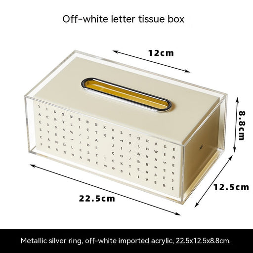 Extremely Minimalist Acrylic Creative Tissue Box