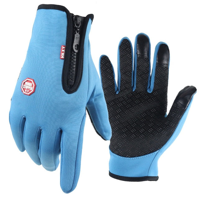 Unisex Touchscreen Thermal Full Finger Gloves - Okeihouse